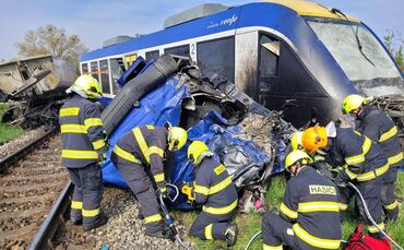 Ein Toter und 21 Verletzte bei Zugunfall in der Slowakei