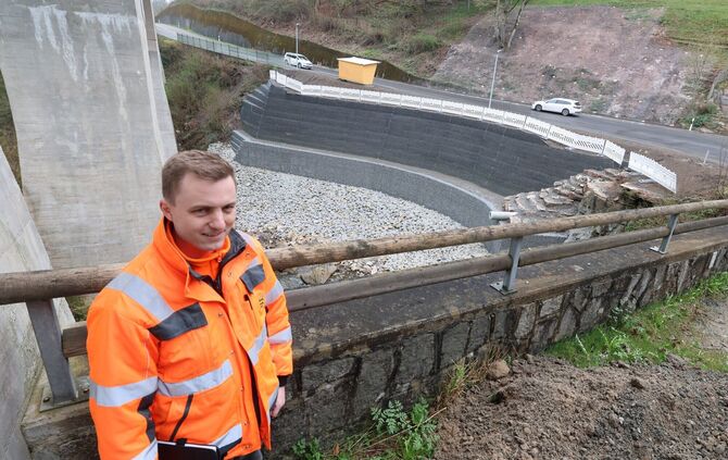 Sebastian Storz hat dieses knifflige Straßenbauprojekt beim Regierungspräsidium koordiniert.