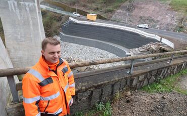 Sebastian Storz hat dieses knifflige Straßenbauprojekt beim Regierungspräsidium koordiniert.