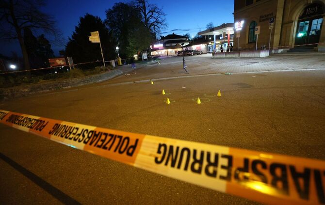 Zwei Menschen nach Schüssen am Bahnhof in Marbach leicht verletzt