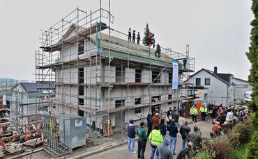 Richtfest im Herderweg.