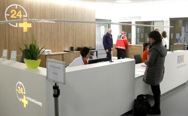 Die Notaufnahme am Klinikum Winnenden.