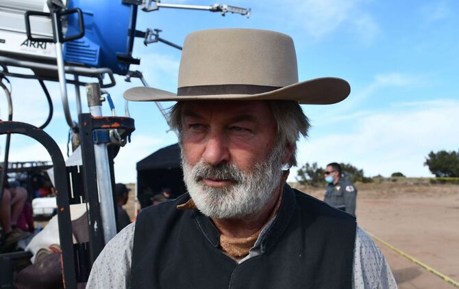 Alec Baldwin am Filmset von "Rust"