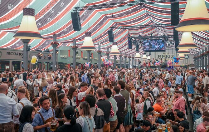 Auftakt 86. Stuttgarter Frühlingsfest