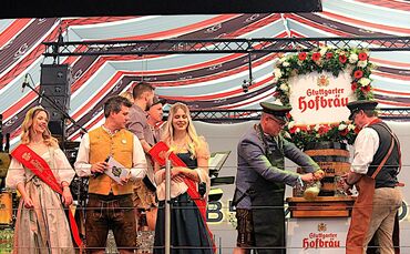 Das 86. Stuttgarter Frühlingsfest ist eröffnet.