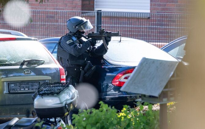 Polizeieinsatz in Moers