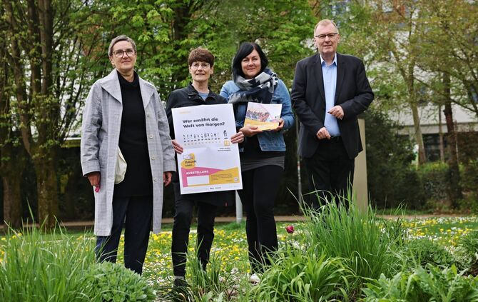 Freuen sich auf die Auftaktveranstaltung am 9. Mai: Gabriele Schobess, Ingrid Bolay, Krystin Müller und Oliver Basel (von links)