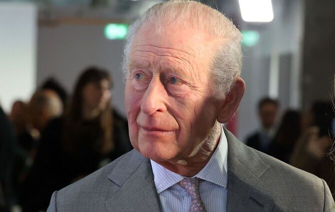 König Charles auf Londoner Modewoche