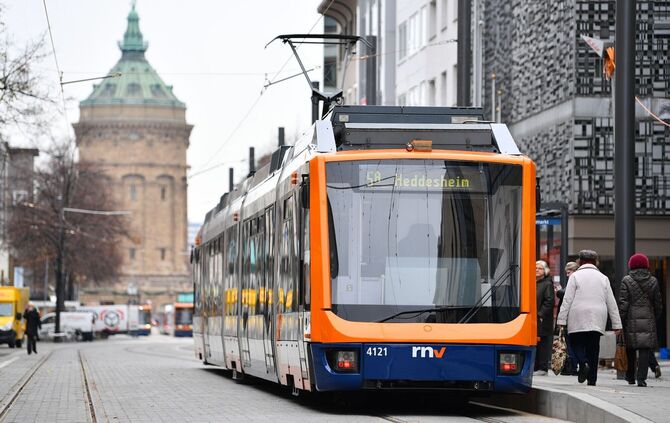 Straßenbahn in Mannheim