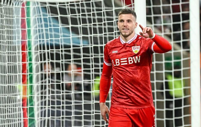 Mit Bosniens Nationalteam für die WM qualifiziert: VfB-Profi Ermedin Demirovic. (Archivbild)