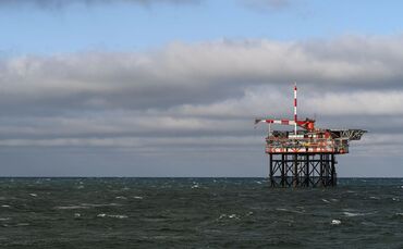 Erdgasförderung vor Borkum