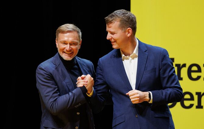 Christian Lindner und Henning Höne