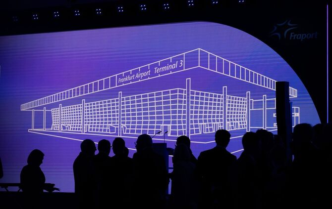 Eröffnung Terminal 3 am Frankfurter Flughafen