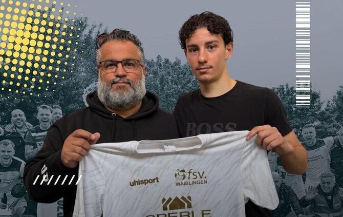 Marco Ostuni (rechts) neben FSV-Sportdirektor Sandro Palmeri.