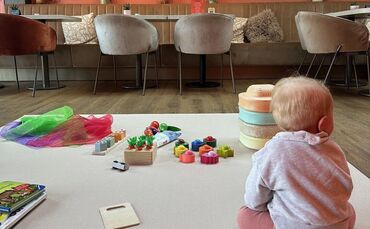 Ein "Mini" auf der Spielmatte im Erwins in Schorndorf.