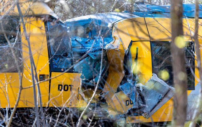 Zugunglück in Dänemark