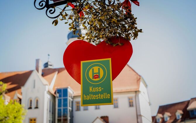 Eine Haltestelle zum Küssen in Eisenberg