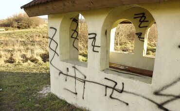 Illegale Hakenkreuz-Schmierereien (Symbolfoto).