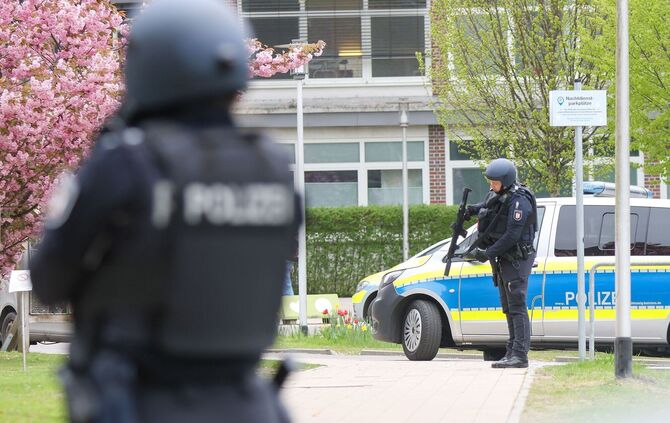 Polizei-Einsatz in Rellingen bei Hamburg