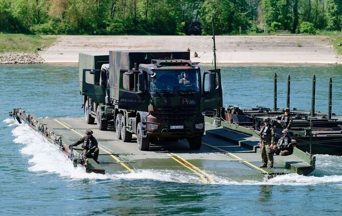 Großübung der Bundeswehr