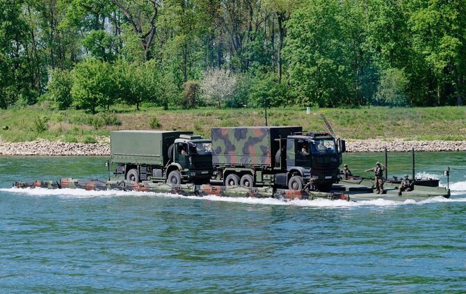 Großübung der Bundeswehr