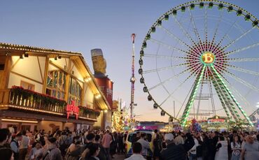 Polizeieinsatz am Samstagabend (25.4.) auf dem Frühlingsfest -  einer von insgesamt 67 Einsätzen, die polizeilich erfasst wurden