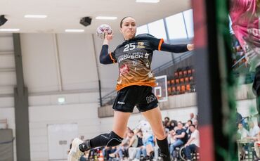 Maxime Luber erzielte beim 33:26-Sieg des VfL Waiblingen in Mainz elf Tore.