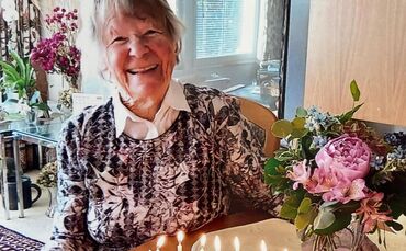 Private Aufnahme aus dem Fotoalbum: Ihren 100. Geburtstag hat Theodora Irion vor drei Jahren im Kreis ihrer Liebsten verbracht.