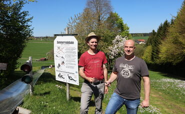 Nachfolger gefunden: Uwe Brennenstuhl (links) übergibt den Betrieb an Martin Benz.