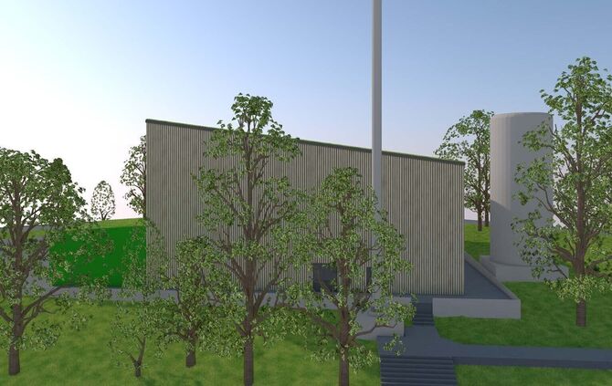 Visualisierung der Heizanlage an der Jakob-Degen-Straße in Schorndorf.