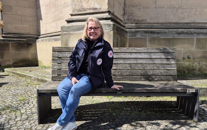 Alexandra Zoller hat schon viele Ausnahmesituationen in der psychosozialen Notfallversorgung (PSNV) des Deutschen Roten Kreuzes