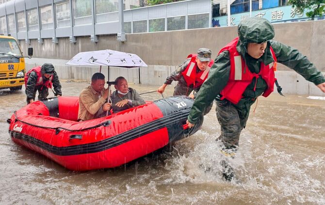 Überschwemmungen in China