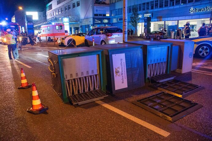 Stuttgart Ost: Schwerer Verkehrsunfall mit ohem Sachschaden