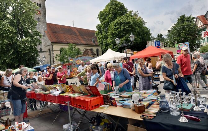 Das Welzheimer Straßenfest mit Flohmarkt hat eine lange Tradition. (Archivbild)