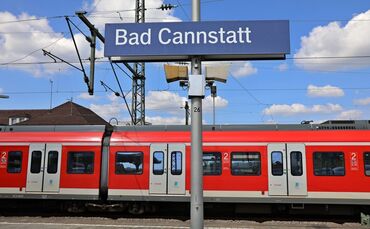 Tatort: Der Bahnhof in Bad Cannstatt.