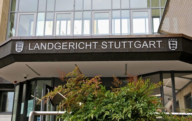 Urteilsverkündung gegen die Bande aus Schorndorf im Landgericht Stuttgart.