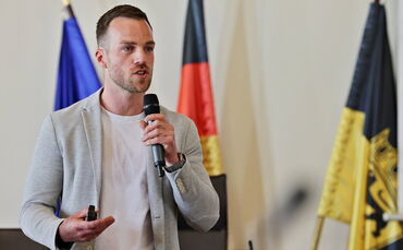 Besuch des Handels- und Gewerbevereins aus der Partnerstadt Wals-Siezenheim (Österreich). zeitlos - Wirtschaftsförderer Timm Het