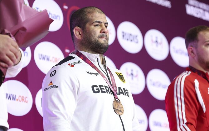 Mohsen Mansour Siyar (GER) sicherte sich bei der EM die Bronzemedaille.