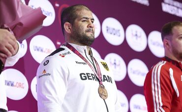 Mohsen Mansour Siyar (GER) sicherte sich bei der EM die Bronzemedaille.