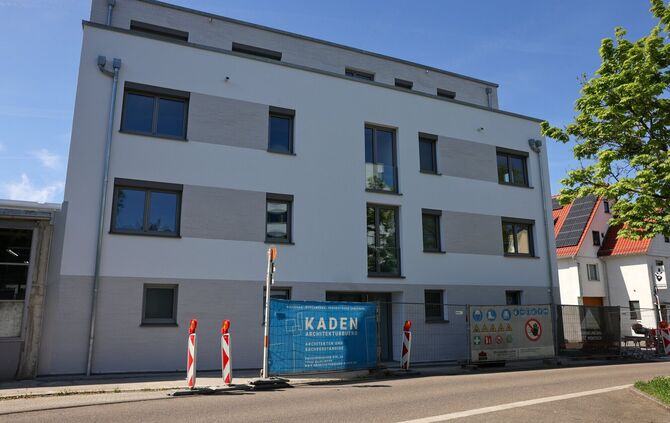 Der Neubau in Winnender Straße in Waiblingen.