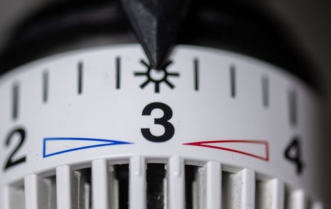 Thermostat einer Heizung