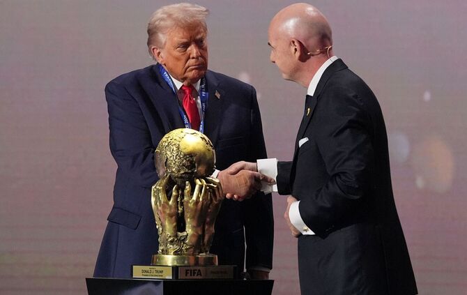 Donald Trump und Gianni Infantino