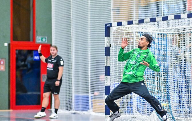 Der TVB-Keeper Bobby Gantner war einer der Garanten des Bittenfelder Sieges in Neuhausen. Im letzten Heimspiel der Saison gastie