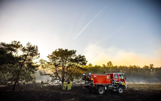 Naturbrände in den Niederlanden