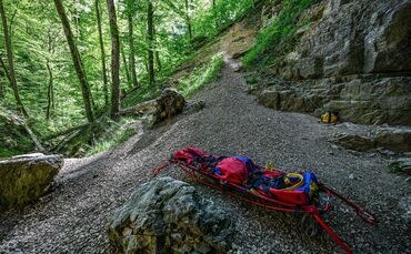 Rettungseinsatz in Falkensteiner Höhle