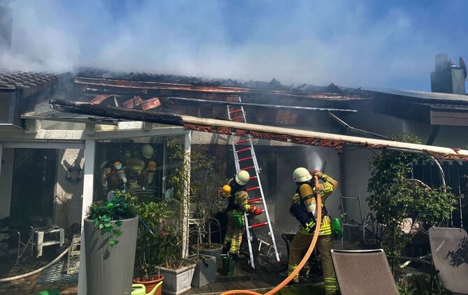 Grillparty löst Brand aus