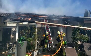 Grillparty löst Brand aus