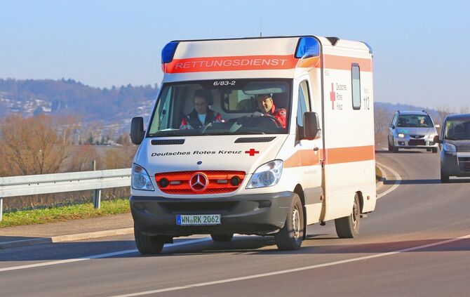 Eine 47-Jährige musste ins Krankenhaus eingeliefert werden (Symbolfoto).