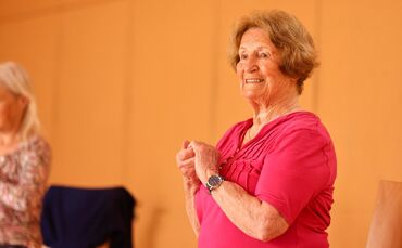 Margret Podschadly ist die wahrscheinlich fitteste 90-Jährige im Welzheimer Wald: Sie ist immer noch aktive Trainerin bei den TS