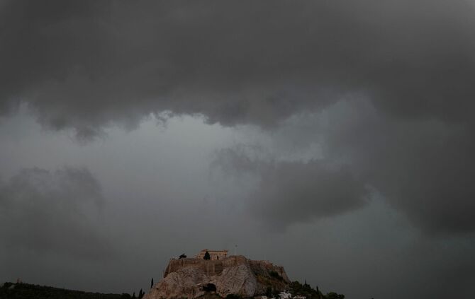 Unwetter in Griechenland